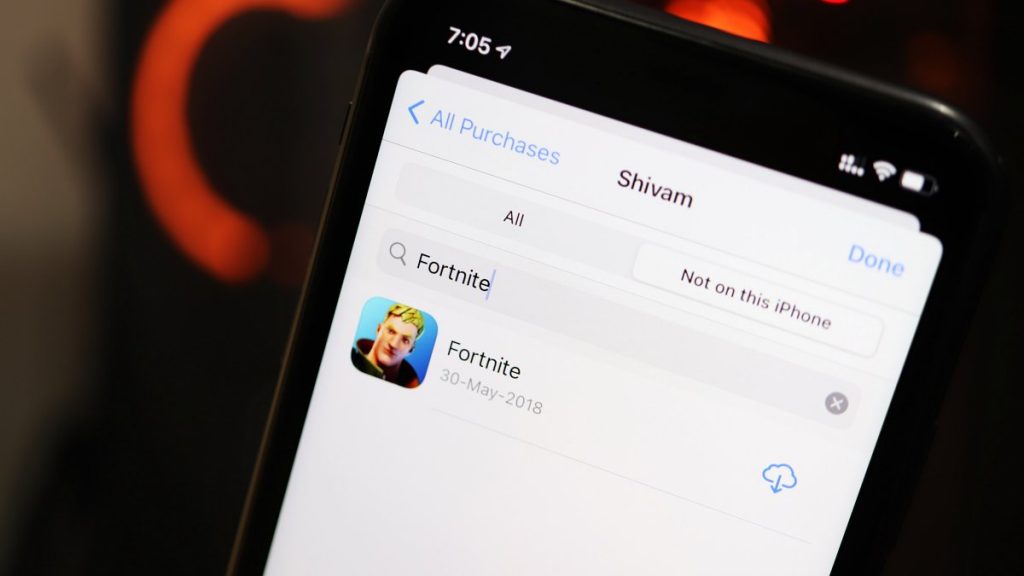 Fortnite’ı App Store’daki Satın Alma Geçmişinizden iPhone ve iPad’e Nasıl Yüklersiniz (yeniden yüklersiniz)
