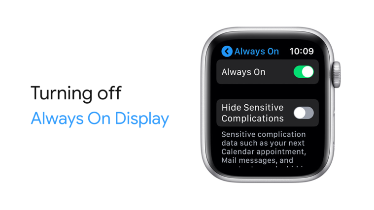 Apple Watch'ta "Her Zaman Açık Ekranda" Nasıl Kapatılır